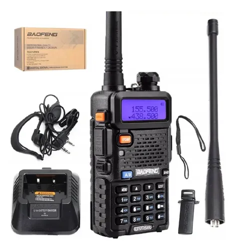 Radio Baofeng UV-5R Plus walkie talkie doble banda Colombia
