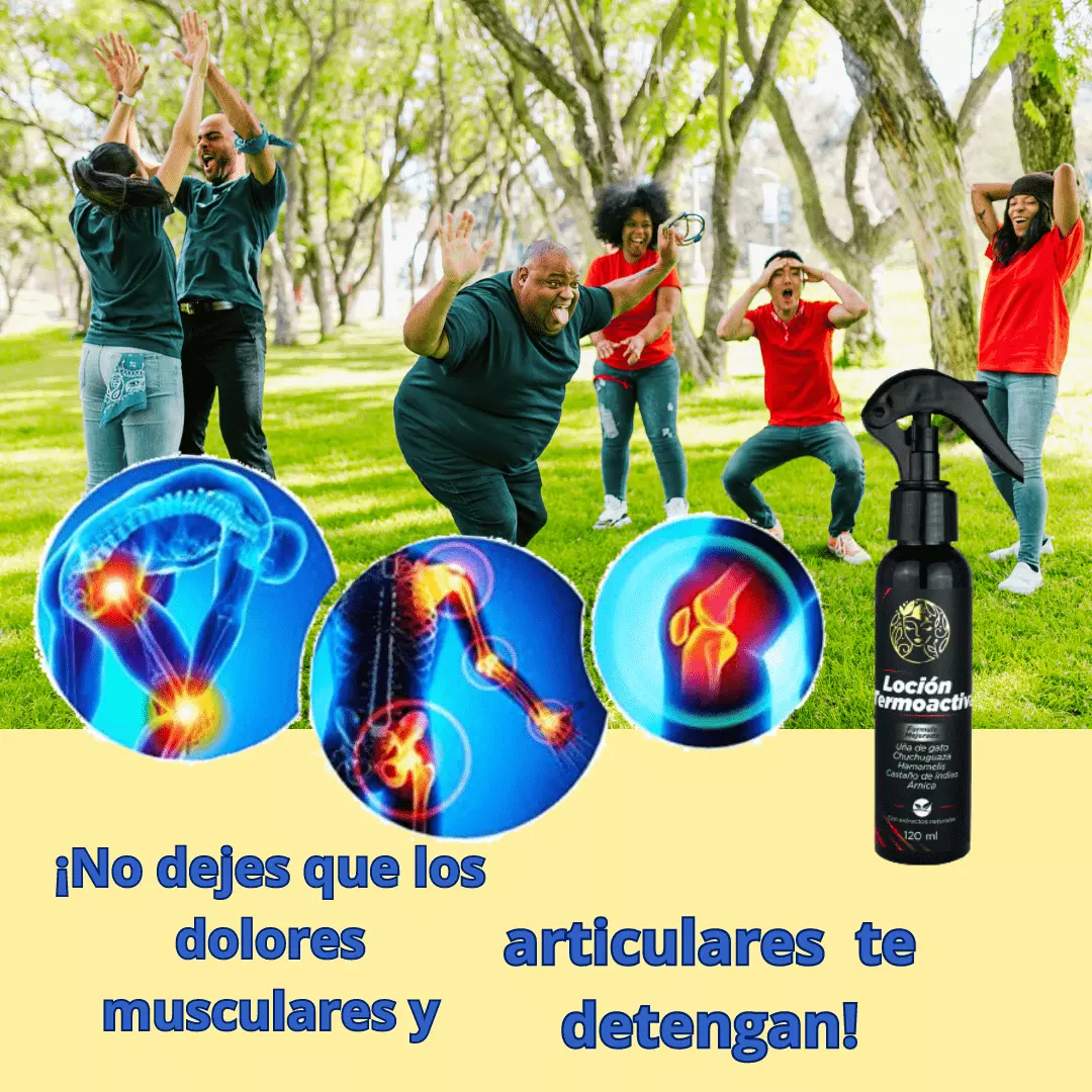 Alivio del dolor rápido con la Locion Termoactiva